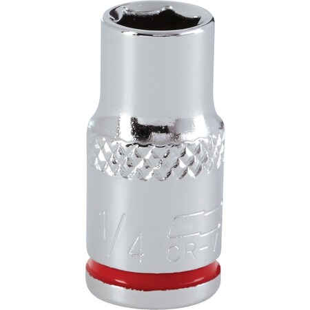 Channellock 1/4 In. Drive 1/4 In. 6-Point Shallow Standard Socket 366765